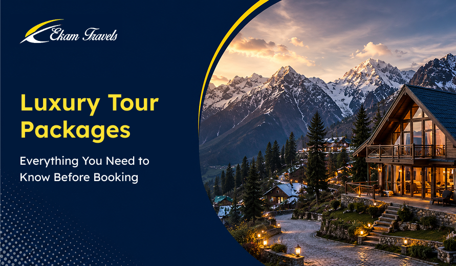 Planning a holiday is exciting, but choosing the right package can make the difference between an ordinary vacation and a truly memorable one. Many travellers today prefer comfort, privacy, premium stays, and carefully planned experiences instead of rushing from one place to another. That is why Luxury Tour Packages have become increasingly popular across India. Luxury travel is no longer limited to celebrities or business executives. Families, honeymoon couples, retired travellers, corporate groups, and even solo travellers now choose premium holiday options for greater comfort and convenience. From private airport transfers and five-star hotels to exclusive sightseeing and personalized dining experiences, these packages offer much more than standard tours. Before making a booking, it is important to understand what a luxury package actually includes, how pricing works, what factors influence the overall cost, and what questions you should ask before confirming your trip. This guide explains everything in simple language so you can choose the right holiday with confidence. What Are Luxury Tour Packages? Luxury tour packages are premium holiday plans that focus on comfort, convenience, privacy, and memorable experiences. Instead of following large group schedules, these packages usually offer smaller groups or private arrangements with extra attention to quality. A luxury package generally includes premium accommodation, comfortable transportation, guided sightseeing, quality dining options, and additional services that make travelling easier. Depending on your destination and budget, these Luxury Holiday Packages may include: Five-star or heritage hotels Premium resorts Luxury houseboats Private airport transfers Chauffeur-driven vehicles Dedicated tour guides Fine dining experiences Spa sessions Cultural performances Adventure activities VIP entry to selected attractions The goal is not simply to spend more money but to enjoy a comfortable, well-planned holiday without unnecessary stress. Why Luxury Tour Packages Are Becoming Popular in India India offers an incredible variety of travel experiences, making it one of the best destinations for premium holidays. Beautiful mountains, beaches, deserts, wildlife reserves, heritage cities, and backwaters provide something for every traveller. Many people compare different Luxury Travel Packages before deciding which destination best suits their interests and budget. Luxury travel within India has become popular because travellers now prefer quality over quantity. Instead of visiting many places in a short time, people often spend more time at fewer destinations while enjoying better accommodation and carefully planned experiences. Many travellers also choose luxury packages for special occasions such as: Honeymoon trips Wedding anniversaries Family vacations Birthday celebrations Corporate retreats Weekend getaways Senior citizen holidays Friends' reunions Comfort, privacy, and professional planning save both time and effort throughout the journey. What Is Usually Included in Luxury Tour Packages? Although every travel company offers different inclusions, most premium holiday packages provide several standard services. Premium Accommodation Accommodation is one of the biggest highlights of luxury travel. Guests usually stay at: Luxury hotels Heritage palaces Boutique resorts Premium mountain retreats Beach resorts Jungle lodges Luxury houseboats Many properties also include swimming pools, wellness centres, fitness facilities, fine dining restaurants, and beautiful views. Comfortable Transportation Transportation is planned to reduce travel fatigue. Options may include: Airport pick-up and drop Private SUVs Luxury sedans Premium coaches Chauffeur-driven cars Comfortable transportation allows travellers to enjoy the journey instead of worrying about local travel arrangements. Guided Sightseeing Luxury packages generally include guided tours covering major attractions while allowing enough free time for relaxation. Professional guides also share local history, culture, traditions, and interesting stories that make sightseeing more enjoyable. Dining Experiences Food is an important part of every holiday. Luxury packages often include: Daily breakfast Selected lunches Premium dinners Regional cuisine Rooftop dining Candlelight dinners for couples Traditional cultural dinners Some resorts also arrange private dining experiences on request. Popular Luxury Destinations in India India has numerous destinations suitable for premium holidays. Kashmir Luxury holidays in Kashmir often include beautiful resorts, premium houseboats, private sightseeing, gondola rides, gardens, and mountain scenery. Rajasthan Luxury Rajasthan tours feature palace hotels, heritage properties, desert camps, royal dining experiences, forts, museums, and cultural performances. Kerala Kerala offers premium backwater cruises, luxury resorts, Ayurveda wellness experiences, tea gardens, wildlife parks, and peaceful beaches. Himachal Pradesh Luxury packages here include mountain resorts, scenic drives, nature walks, local markets, and comfortable stays in popular hill stations. Goa Goa provides luxury beach resorts, private villas, fine dining, water sports, sunset cruises, and relaxing spa experiences. Uttarakhand Travellers can enjoy premium mountain resorts, riverside properties, yoga retreats, wildlife safaris, and scenic hill destinations. How Much Do Luxury Tour Packages Cost? Luxury tour package prices vary depending on several factors. Some of the biggest pricing factors include: Travel Season Peak seasons generally have higher hotel rates and transport charges. Travelling during shoulder seasons often provides better availability and attractive pricing. Many travel companies also introduce Luxury Travel Deals during selected periods, allowing travellers to enjoy premium holidays at competitive prices. Hotel Category Five-star hotels, heritage palaces, and premium resorts usually cost more than standard accommodation. Trip Duration Longer holidays naturally increase the overall budget because of additional accommodation, meals, sightseeing, and transportation. Group Size Private tours generally cost more than small-group departures, but they also provide greater flexibility. Included Experiences Packages with spa sessions, helicopter rides, luxury cruises, wildlife safaris, or private cultural events generally cost more. How to Choose the Right Luxury Tour Package Not every expensive package offers good value. Before booking, compare multiple options carefully. Whether you are looking at Luxury Vacation Packages or other premium holiday options, reviewing every inclusion helps you make a better decision. Check Hotel Quality Look beyond star ratings. Read recent guest reviews, check room categories, view hotel photographs, and verify the property's location. Review the Daily Itinerary A balanced itinerary should allow enough time for sightseeing as well as relaxation. Avoid schedules that include too many destinations in a single day. Compare Inclusions Two packages with similar prices may include completely different services. Compare: Hotel category Meals Transfers Sightseeing Entry tickets Tour guide Vehicle type Taxes Knowing these details helps avoid unexpected expenses later. Read Cancellation Policies Travel plans sometimes change. Always understand: Cancellation charges Refund policies Date change options Rescheduling rules Reading these terms before booking prevents confusion later. Questions You Should Ask Before Booking A good travel company should answer every question clearly. Ask about: Is airport transfer included? Which hotels are confirmed? Are sightseeing tickets included? What meals are covered? Is travel insurance included? What type of vehicle will be provided? Are there additional charges? Are guides available throughout the trip? Can the itinerary be adjusted? What happens during bad weather? Clear answers help you make an informed decision. Benefits of Booking Luxury Tour Packages Luxury travel offers several practical advantages beyond comfort. Many travellers compare different Premium Tour Packages before selecting the option that matches their travel style and expectations. Better Time Management Professional planning reduces unnecessary waiting, confusion, and travel delays. Greater Comfort Premium accommodation, spacious vehicles, and quality services make long journeys more enjoyable. Better Privacy Private vehicles and customized itineraries provide more personal space than large group tours. Professional Planning Experienced travel planners handle bookings, hotel coordination, sightseeing schedules, and transportation arrangements. Quality Experiences Luxury holidays often include experiences that standard packages may not offer, such as heritage stays, premium dining, spa treatments, and private cultural activities. Luxury Travel Tips for Families Families should consider several factors before booking. Choose hotels with: Family rooms Children's activity areas Swimming pools Medical assistance Indoor entertainment Easy accessibility Travellers comparing Luxury Trip Packages should also confirm travel timings, meal options, and nearby attractions suitable for children and senior citizens. Luxury Honeymoon Packages Many couples prefer luxury packages because they provide privacy and romantic experiences. Popular honeymoon inclusions include: Flower decorations Candlelight dinners Private sightseeing Spa sessions Luxury suites Scenic photo locations Breakfast in the room These small details often make the trip more memorable. Many couples also compare various Luxury Holiday Packages before finalizing their honeymoon plans. Luxury Wildlife Holidays India is home to several famous wildlife destinations where premium safari experiences are available. Luxury wildlife packages may include: Premium jungle lodges Guided safaris Nature walks Birdwatching tours Local cultural experiences Photography opportunities Travellers should always follow park rules and respect wildlife habitats during their visit. Common Mistakes to Avoid Many travellers book quickly after seeing attractive prices. Avoid these common mistakes: Booking without reading the itinerary Ignoring hotel reviews Choosing the cheapest package without comparing services Not checking hidden charges Forgetting cancellation rules Booking during peak seasons without planning ahead Ignoring travel documents Assuming every activity is included A little research before booking can prevent unnecessary disappointment. Best Time to Book Luxury Tour Packages Booking early often provides more hotel choices and better room availability, especially during holidays and festival seasons. For popular destinations such as Kashmir, Rajasthan, Kerala, Himachal Pradesh, Goa, and Uttarakhand, many travellers book several months in advance. Seasonal Luxury Travel Deals may also become available during selected periods, helping travellers save while enjoying premium experiences. Early planning also provides enough time to compare packages, select preferred hotels, and arrange special requests. Travellers searching for Luxury Travel Packages should book early to secure their preferred hotels and travel dates. Final Thoughts Luxury Tour Packages are designed for travellers who value comfort, quality, convenience, and memorable experiences while travelling across India. From premium accommodation and private transportation to carefully planned sightseeing and quality dining, these packages allow you to enjoy your holiday without worrying about day-to-day travel arrangements. Choosing the right package requires careful comparison rather than selecting the lowest or highest price. Review the itinerary, hotel quality, transport arrangements, inclusions, cancellation policy, and customer support before making your decision. Asking the right questions and booking with a trusted travel company can make your holiday smooth and enjoyable. Whether you are planning a honeymoon, family vacation, anniversary celebration, corporate retreat, or peaceful mountain escape, choosing from well-planned Luxury Vacation Packages, Premium Tour Packages, or Luxury Trip Packages allows you to spend more time enjoying your destination and less time managing travel arrangements. With proper planning and informed decisions, your next holiday across India can become an experience filled with comfort, beautiful memories, and exceptional hospitality.