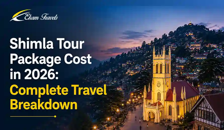 Visual representation of Shimla tour package costs from 2026, featuring different tiers and associated services offered.